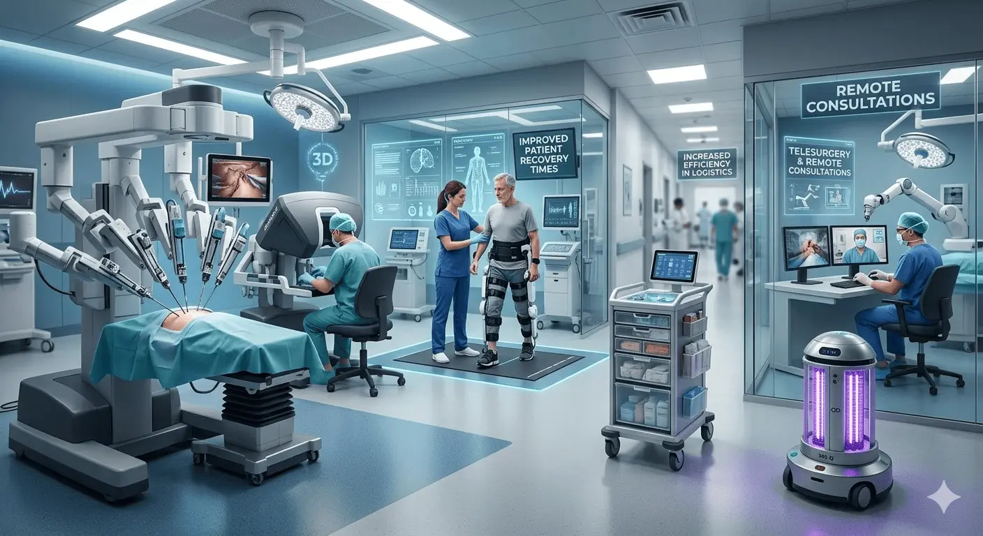 benefits of robotics in healthcare